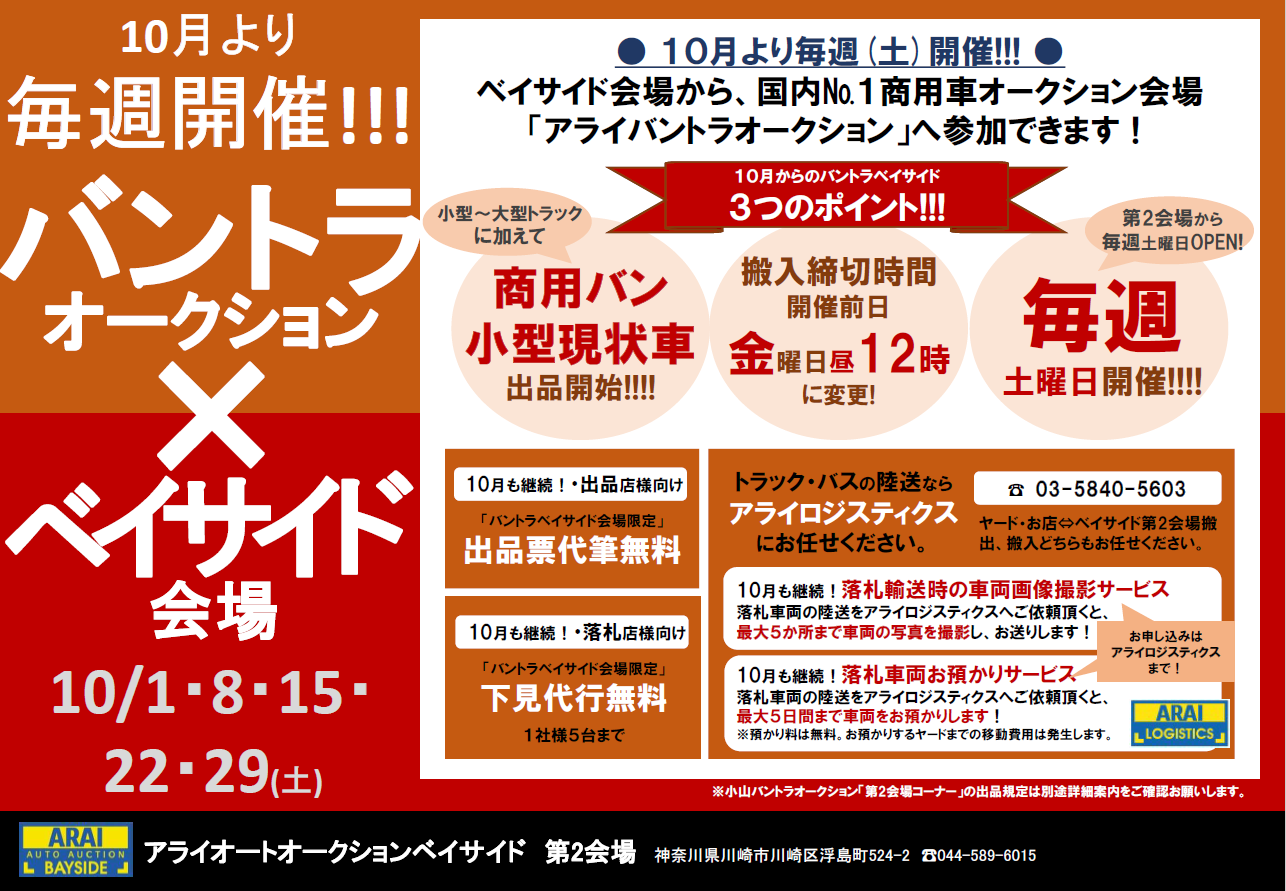 バントラaa アライオートオークション